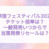 原宿フェスティバル　チケット倍率