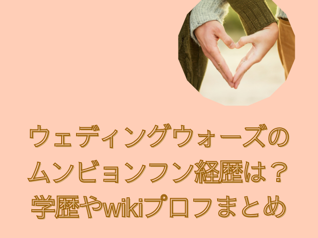 ウェディングウォーズ ムンビョンフン 経歴