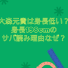 大森元貴 身長低い