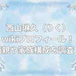 西山琳久 wiki